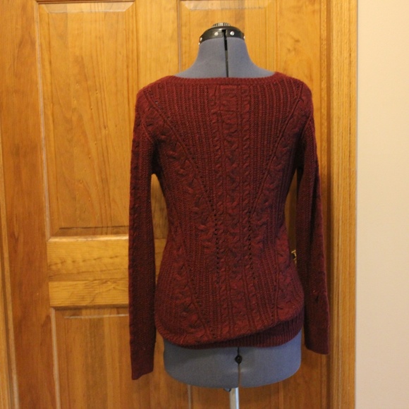 Maroon Soft Knit Sweater - Picture 2 of 4
